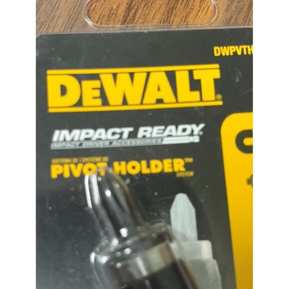 Dewalt Power Tool Impact Bit Holder Pivoting Metal Home Garage Magnetic - Picture 9 of 9